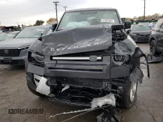 2023 Land Rover Defender with VIN SALEVFEU1P2142841, listed as a Copart auction lot 77387354 with 21,441 mi miles and Salvage title. Bid and sale history available at DreamBid. Image 5.