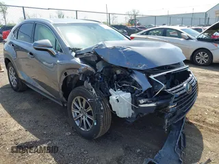 2019 Lexus NX with VIN JTJBARBZ0K2182616, listed as a IAAI auction lot 42097649 with 61,507 mi miles. Bid and sale history available at carsss.com. Image 1.
