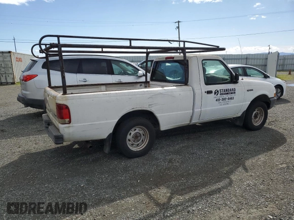 2000 Ford Ranger XL with VIN 1FTYR10V6YPA45523, listed as a Copart auction lot 49020935 with 153,652 mi miles and Clean Title. Bid and sale history available at carsss.com. Image 3.