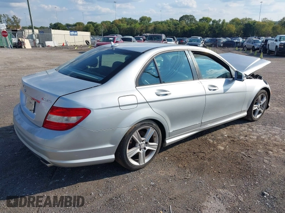 2010 Mercedes-Benz C 300 Sport with VIN WDDGF8BB8AF458058, listed as a IAAI auction lot 41107545 with Not Provided miles and . Bid and sale history available at carsss.com. Image 4.
