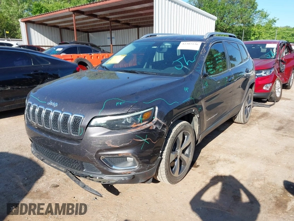 2020 Jeep Cherokee Limited with VIN 1C4PJLDB3LD547365, listed as a IAAI auction lot 42307536 with 117,109 mi miles and . Bid and sale history available at DreamBid. Image 2.