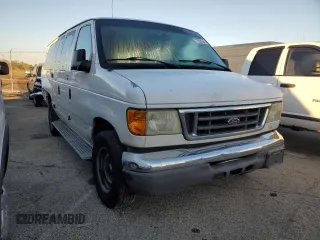 2006 Ford Econoline Passenger XL with VIN 1FBSS31L66DA77295, listed as a Copart auction lot 77022084 with 279,140 mi miles and Salvage Title. Bid and sale history available at carsss.com. Image 4.