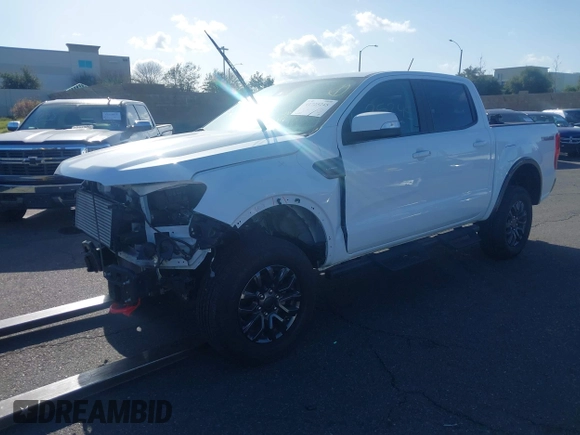 2022 Ford Ranger XL with VIN 1FTER4FH5NLD33039, listed as a IAAI auction lot 41725245 with 21,028 mi miles. Bid and sale history available at carsss.com. Image 2.