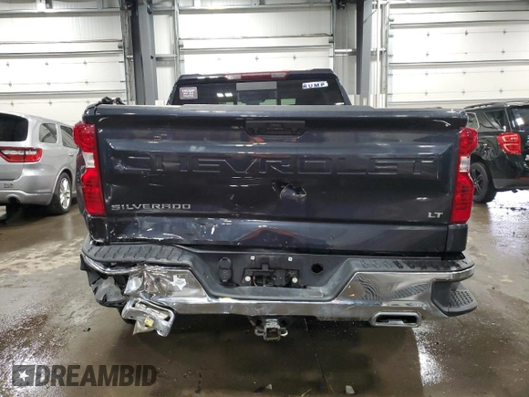 2024 Chevrolet Silverado 1500 LT with VIN 1GCUDDE8XRZ111594, listed as a Copart auction lot 50415335 with 17,998 mi miles and Salvage Title. Bid and sale history available at carsss.com. Image 6.
