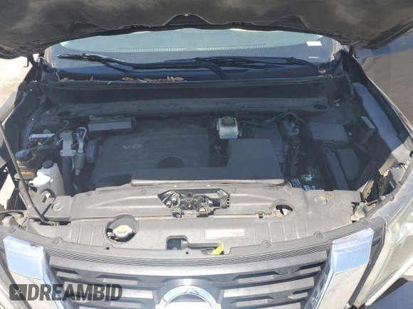 2018 Nissan Pathfinder SV with VIN 5N1DR2MN0JC629021, listed as a Copart auction lot 57286605 with 166,183 mi miles and Salvage title. Bid and sale history available at DreamBid. Image 12.