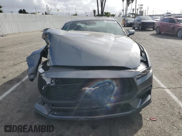 2025 Ford Mustang EcoBoost with VIN 1FA6P8TH4S5103973, listed as a Copart auction lot 47644795 with 670 mi miles and Salvage Title. Bid and sale history available at carsss.com. Image 5.