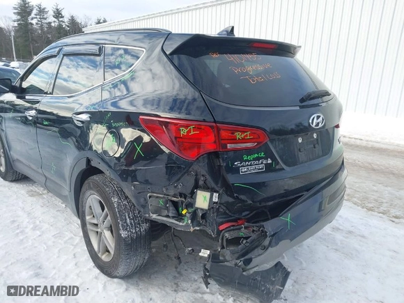 2018 Hyundai Santa Fe Sport 2.4L with VIN 5NMZUDLB1JH077588, listed as a IAAI auction lot 41606650 with 141,346 mi miles. Bid and sale history available at carsss.com. Image 6.