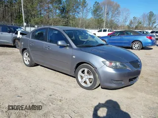 2006 Mazda 3 i Touring with VIN JM1BK32FX61416288, listed as a IAAI auction lot 41882749 with 140,396 mi miles and . Bid and sale history available at DreamBid. Image 1.