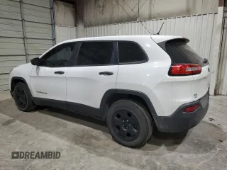 2014 Jeep Cherokee Sport with VIN 1C4PJLAB0EW320792, listed as a Copart auction lot 42204355 with 183,107 mi miles and Salvage Title. Bid and sale history available at DreamBid. Image 2.