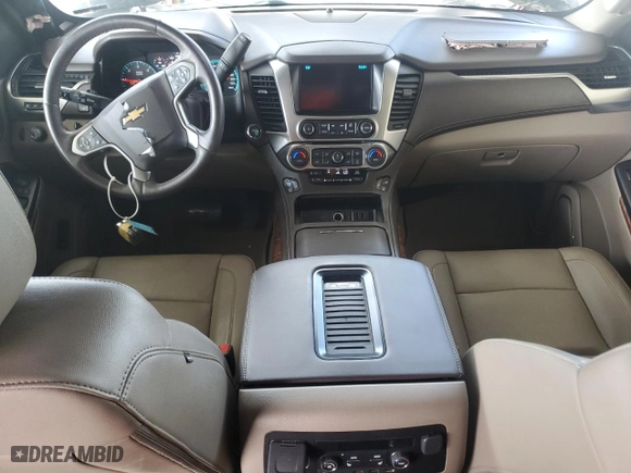 2017 Chevrolet Suburban Premier with VIN 1GNSKJKCXHR122234, listed as a Copart auction lot 45488545 with 80,607 mi miles and Salvage Title. Bid and sale history available at carsss.com. Image 8.