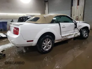 2008 Ford Mustang Deluxe with VIN 1ZVHT84N785193936, listed as a Copart auction lot 47008295 with 112,696 mi miles and Salvage Title. Bid and sale history available at carsss.com. Image 3.