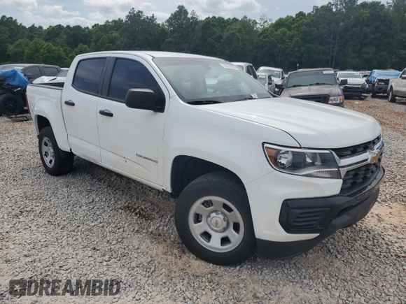 2022 Chevrolet Colorado 2WD Work Truck with VIN 1GCGSBEA6N1277842, listed as a Copart auction lot 51676685 with 60,400 mi miles and Salvage Title. Bid and sale history available at carsss.com. Image 4.