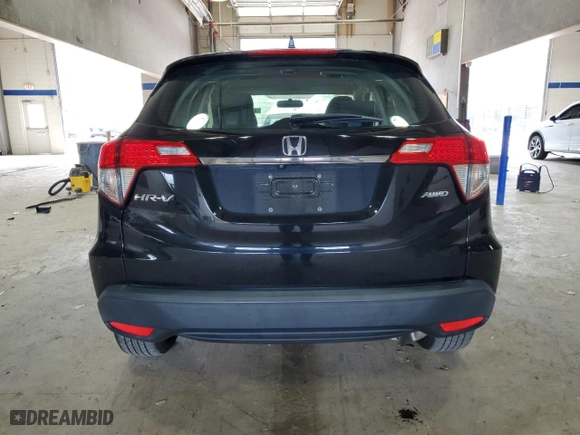 2021 Honda HR-V LX with VIN 3CZRU6H3XMM741119, listed as a Copart auction lot 48207915 with 41,425 mi miles and Salvage Title. Bid and sale history available at carsss.com. Image 6.