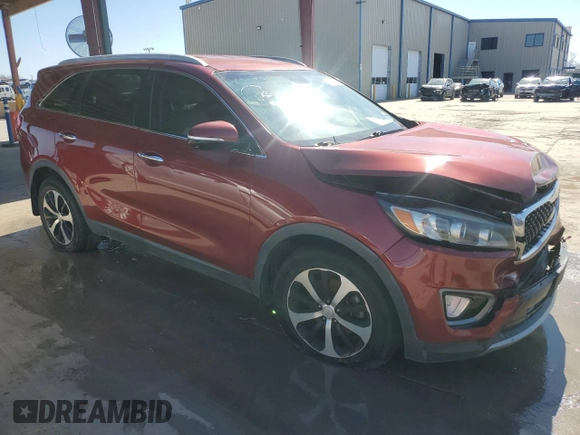 2016 Kia Sorento EX with VIN 5XYPH4A1XGG014658, listed as a Copart auction lot 46410165 with 126,280 mi miles and Clean Title. Bid and sale history available at DreamBid. Image 4.