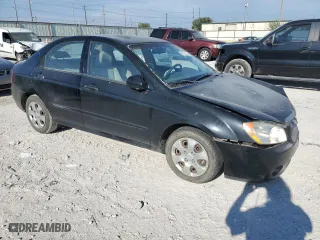 2006 Kia Spectra EX with VIN KNAFE121965264656, listed as a Copart auction lot 69724334 with 101,685 mi miles and Salvage Title. Bid and sale history available at carsss.com. Image 4.