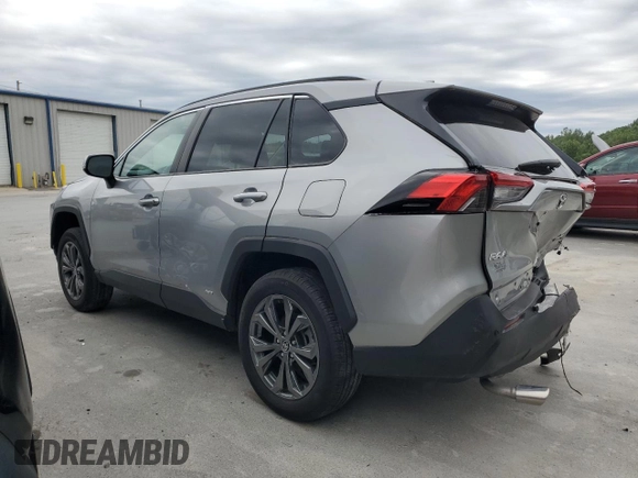 2022 Toyota RAV4 Hybrid XLE Premium with VIN 2T3B6RFV5NW034498, listed as a Copart auction lot 62395105 with 10,590 mi miles and Clean title. Bid and sale history available at DreamBid. Image 2.