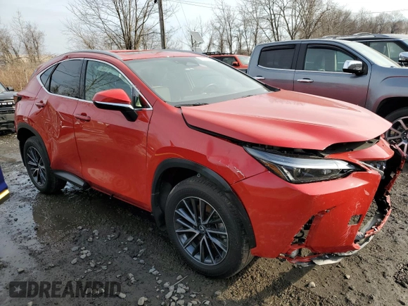 2024 Lexus NX with VIN 2T2AGCEZ5RC050948, listed as a Copart auction lot 46676265 with 10,263 mi miles and Salvage Title. Bid and sale history available at carsss.com. Image 4.