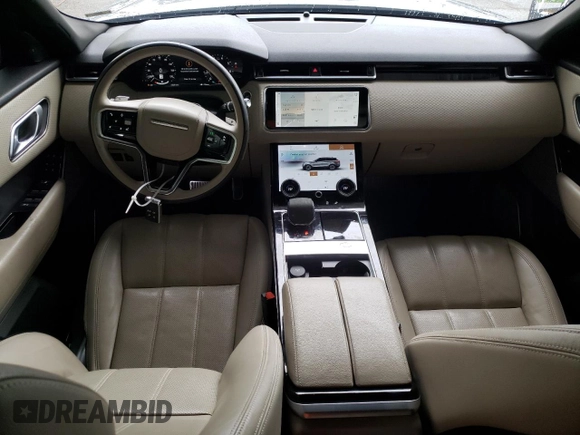 2021 Land Rover Range Rover Velar R-Dynamic S with VIN SALYT2EX6MA321416, listed as a Copart auction lot 81629423 with 56,201 mi miles. Bid and sale history available at carsss.com. Image 8.