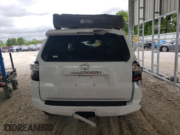 2023 Toyota 4Runner SR5 with VIN JTEMU5JR1P6101521, listed as a Copart auction lot 55879485 with 36,945 mi miles and Salvage title. Bid and sale history available at DreamBid. Image 6.