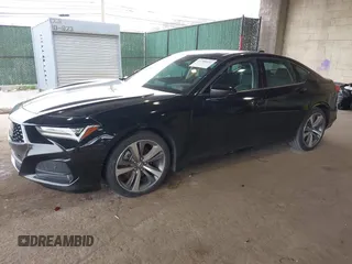 2021 Acura TLX Advance with VIN 19UUB5F61MA005696, listed as a IAAI auction lot 41788051 with Not Provided miles and . Bid and sale history available at carsss.com. Image 2.
