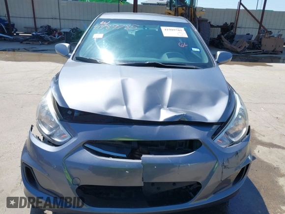2016 Hyundai Accent SE with VIN KMHCT4AE9GU083724, listed as a IAAI auction lot 41989785 with 94,672 mi miles and . Bid and sale history available at DreamBid. Image 6.