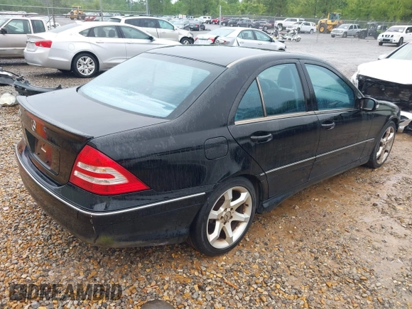 2007 Mercedes-Benz C 230 Sport with VIN WDBRF52H47A955120, listed as a IAAI auction lot 42205301 with 112,509 mi miles and . Bid and sale history available at DreamBid. Image 4.