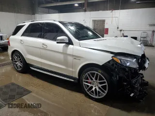 2017 Mercedes-Benz GLE 63 S AMG with VIN 4JGDA7FB0HA891389, listed as a Copart auction lot 86385514 with Not provided miles and Salvage title. Bid and sale history available at DreamBid. Image 4.