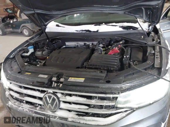 2023 Volkswagen Tiguan SE with VIN 3VVMB7AX5PM013447, listed as a IAAI auction lot 41615200 with 66,259 mi miles and . Bid and sale history available at DreamBid. Image 10.