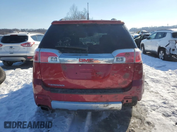 2013 GMC Terrain Denali with VIN 2GKALYEK4D6134919, listed as a Copart auction lot 87313994 with Not Provided miles and Salvage Title. Bid and sale history available at DreamBid. Image 6.