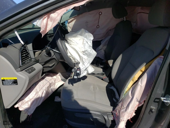 2018 Hyundai Elantra SEL with VIN 5NPD84LF1JH287290, listed as a Copart auction lot 45469195 with 33,257 mi miles and Salvage Title. Bid and sale history available at carsss.com. Image 7.