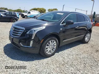 2017 Cadillac XT5 FWD with VIN 1GYKNARS1HZ241944, listed as a Copart auction lot 62196055 with 82,452 mi miles and Salvage title. Bid and sale history available at DreamBid. Image 1.