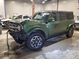 2022 Ford Bronco z VIN 1FMDE5DH1NLB59322, wystawiony jako Copart lot #57809495 z przebiegiem 64 094 mil mil oraz Szkoda całkowita • Salvage title. Historia ofert i sprzedaży dostępna na DreamBid. Obrazek 1.