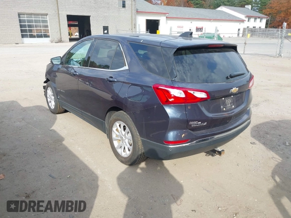 2018 Chevrolet Equinox LT with VIN 3GNAXSEV3JL393567, listed as a IAAI auction lot 40687133 with 60,658 mi miles. Bid and sale history available at carsss.com. Image 3.