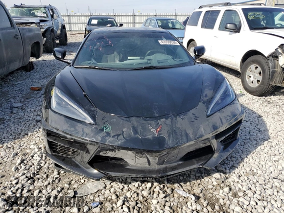 2022 Chevrolet Corvette 2LT with VIN 1G1YB2D45N5120398, listed as a Copart auction lot 43359035 with 0 mi miles and Salvage Title. Bid and sale history available at carsss.com. Image 5.