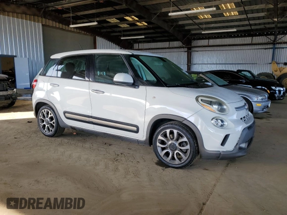 2014 FIAT 500L Trekking with VIN ZFBCFADHXEZ019632, listed as a Copart auction lot 45979335 with 146,495 mi miles and Clean Title. Bid and sale history available at DreamBid. Image 4.