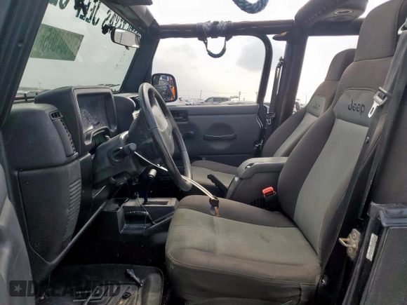 2005 Jeep Wrangler X with VIN 1J4FA39S25P367360, listed as a Copart auction lot 57504365 with 112,125 mi miles and Salvage title. Bid and sale history available at DreamBid. Image 7.