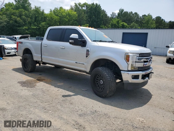 2018 Ford F-250 XL with VIN 1FT7W2BT0JEC53209, listed as a Copart auction lot 58600985 with Not provided miles and Salvage title. Bid and sale history available at DreamBid. Image 4.