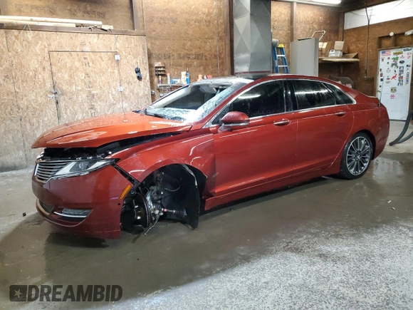 2014 Lincoln MKZ with VIN 3LN6L2GK8ER820043, listed as a Copart auction lot 50774965 with 132,609 mi miles and Salvage title. Bid and sale history available at DreamBid. Image 1.