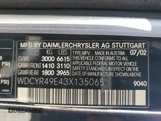 2003 Mercedes-Benz G-Class with VIN WDCYR49E43X135065, listed as a Copart auction lot 71833684 with 171,089 mi miles and Salvage Title. Bid and sale history available at carsss.com. Image 13.