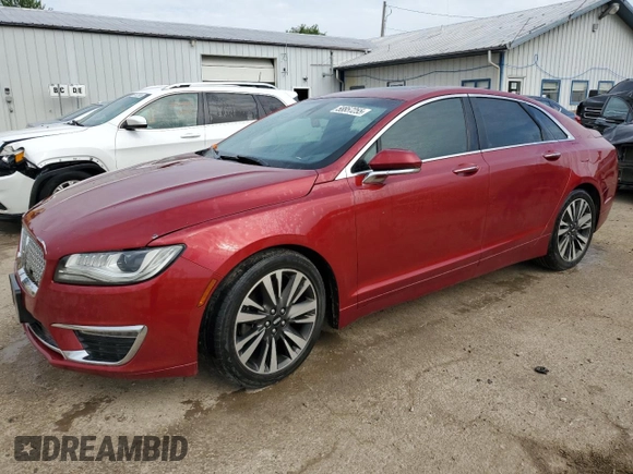 2017 Lincoln MKZ Reserve with VIN 3LN6L5F96HR618810, listed as a Copart auction lot 58857255 with 146,326 mi miles and Salvage title. Bid and sale history available at DreamBid. Image 1.