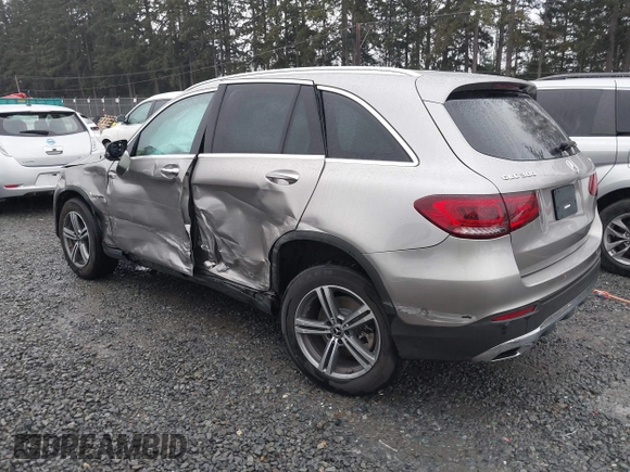 2020 Mercedes-Benz GLC with VIN WDC0G8EB1LF744559, listed as a IAAI auction lot 41872182 with 1 mi miles. Bid and sale history available at carsss.com. Image 3.