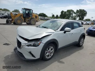 2020 Mazda CX-3 Sport with VIN JM1DKDB74L1474321, listed as a Copart auction lot 53352295 with 30,491 mi miles and Salvage Title. Bid and sale history available at carsss.com. Image 1.