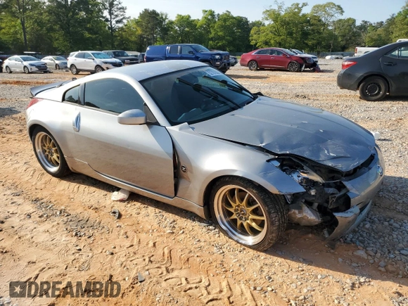 2005 Nissan 350Z Enthusiast with VIN JN1AZ34DX5M609303, listed as a Copart auction lot 52787635 with 182,747 mi miles and Salvage Title. Bid and sale history available at carsss.com. Image 4.