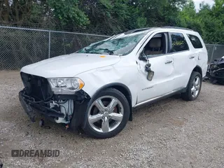 2013 Dodge Durango Citadel with VIN 1C4RDJEGXDC559700, listed as a IAAI auction lot 42468665 with 138,967 mi miles and . Bid and sale history available at DreamBid. Image 2.