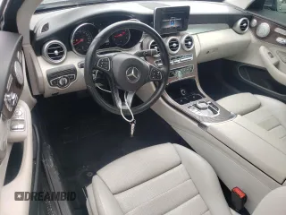 2018 Mercedes-Benz C 300 with VIN WDDWJ4KB3JF722371, listed as a Copart auction lot 47525335 with 62,940 mi miles and Salvage title. Bid and sale history available at DreamBid. Image 8.