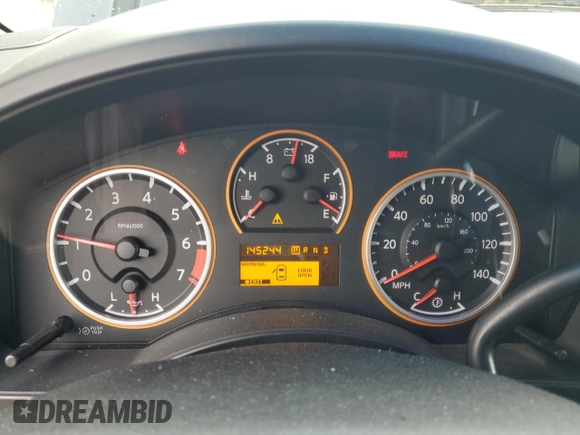 2008 Nissan Titan XE with VIN 1N6AA07D38N314389, listed as a Copart auction lot 47661005 with 145,244 mi miles and Salvage Title. Bid and sale history available at carsss.com. Image 9.