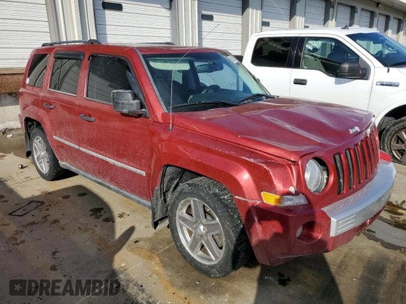 2008 Jeep Patriot Limited with VIN 1J8FF48W78D516989, listed as a Copart auction lot 88573945 with 212,997 mi miles and Salvage title. Bid and sale history available at DreamBid. Image 4.