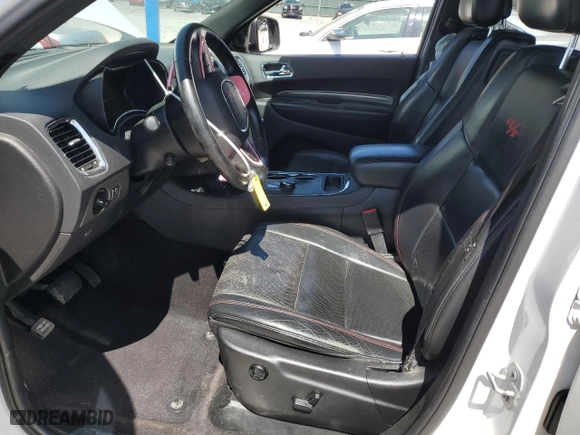 2017 Dodge Durango R/T with VIN 1C4SDHCT3HC610941, listed as a Copart auction lot 52391455 with 172,467 mi miles and Salvage Title. Bid and sale history available at carsss.com. Image 7.