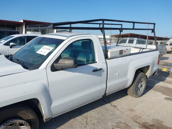 2018 Chevrolet Silverado 1500 Work Truck with VIN 1GCNCNEHXJZ264512, listed as a IAAI auction lot 41173158 with 126,311 mi miles. Bid and sale history available at carsss.com. Image 14.