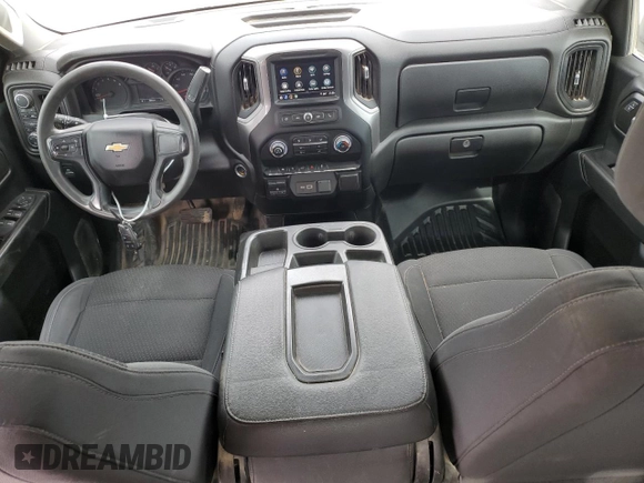 2022 Chevrolet Silverado 1500 Work Truck with VIN 1GCRDAED2NZ506249, listed as a Copart auction lot 45020215 with 92,812 mi miles and Clean Title. Bid and sale history available at DreamBid. Image 8.